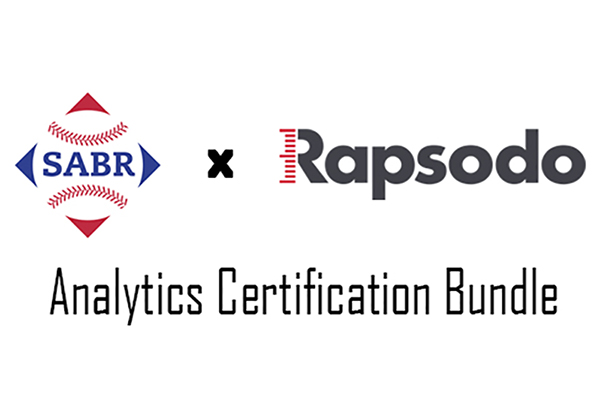 Take your skills to the next level with two of the most trusted names in baseball analytics! For a limited time only, get a free @rapsodo Certified class with the purchase of any #SABR Analytics Certification course: sabr.org/analytics/raps…