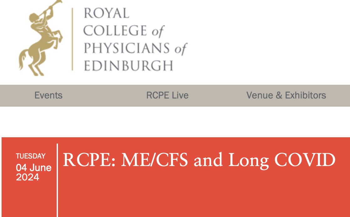 We are delighted that @RCPEdin responded to our #MillionsMissing campaign 2023 & have organised an online webinar for medical staff on 4th June 2024 6.00pm – 8.30pm worth 2 CPD points. Ask your doctor to attend and learn more about ME. ow.ly/VZ2M50RzIEB #TeachMETreatME