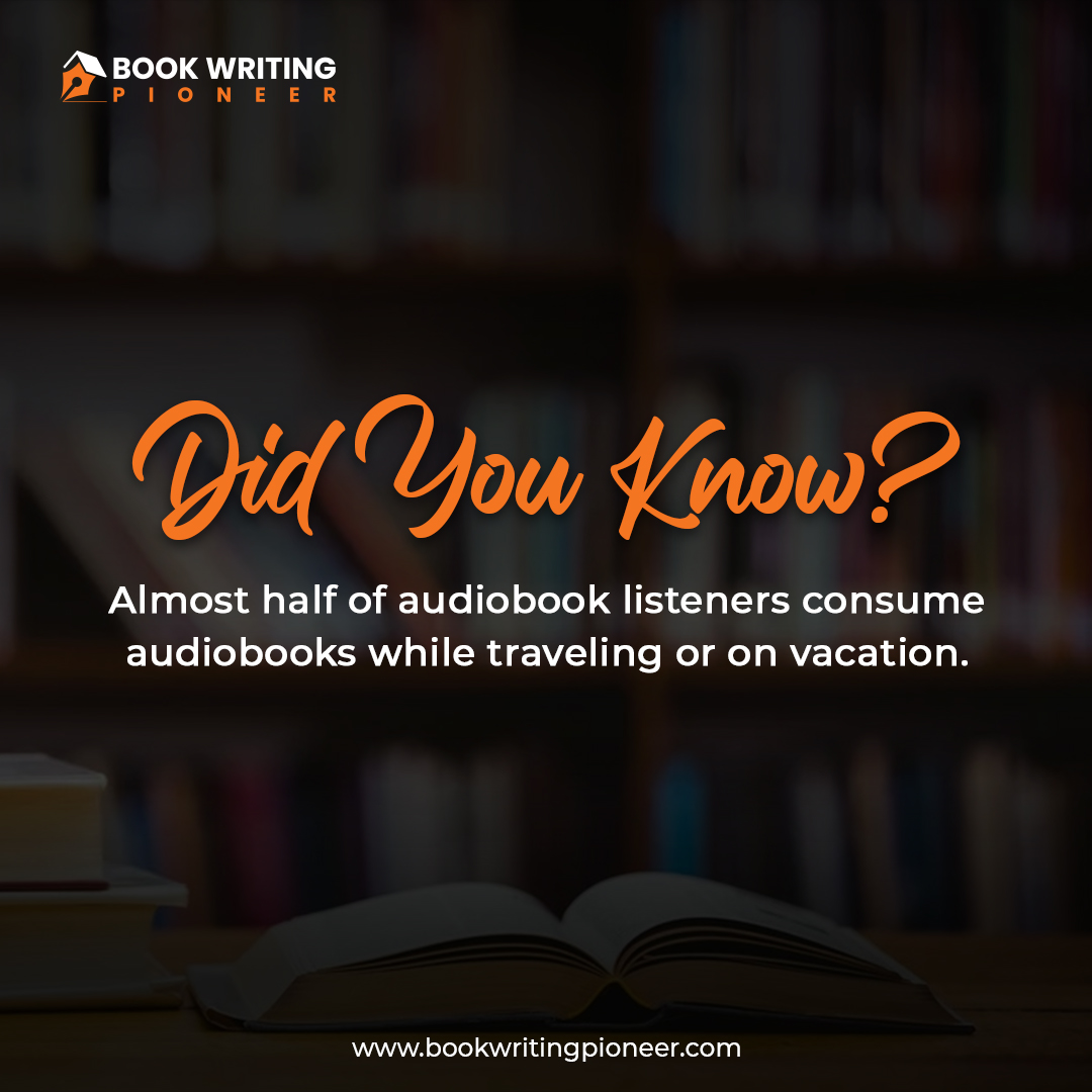 When you listen to an audiobook?
#bookwritingpioneer #didyouknow #facts #dailyfacts #ghostwriter #ghostwriting #ghostwriterqualities #ebookwriting #proofreading #editing #coverdesigning #bookillustrations #bookpublishing #audiobook #selfpublishing #ebookformatting #books #editing