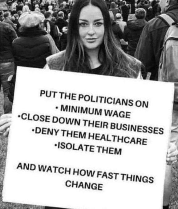 So true...almost every politician...