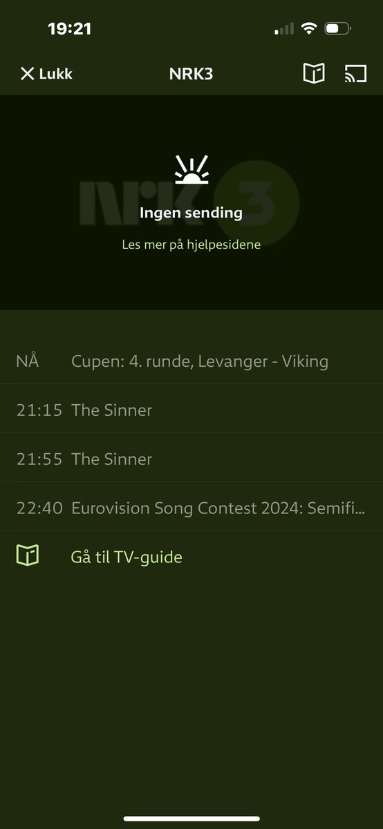 NRK har også valgt å gå i sort… 🙈#viking