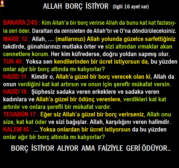 @ismailhunerlice @YouTube UFUKA DOĞRU ALLAH A BORÇ VERMELİSİN.