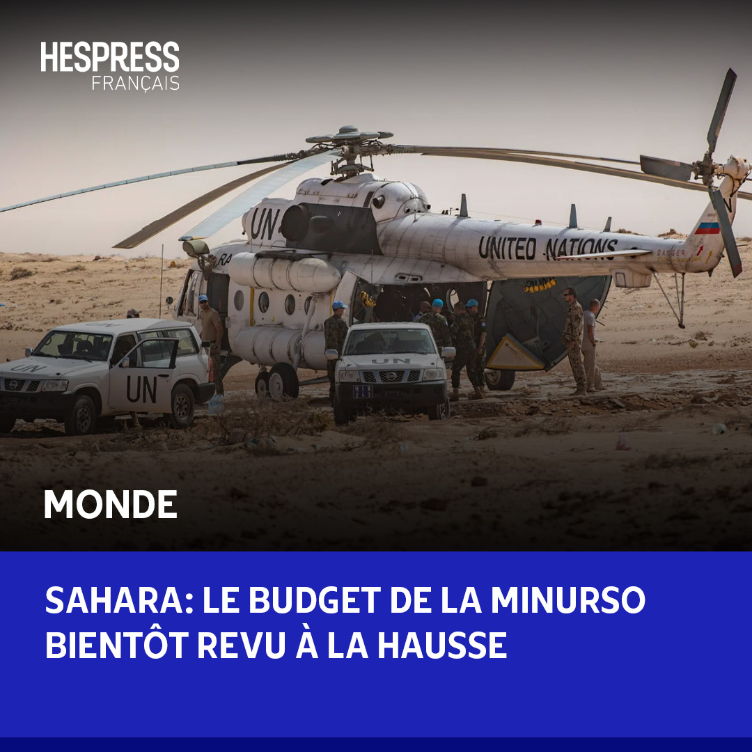 Le budget de la mission d’observation de l’ONU pour le Sahara, MINURSO, devrait prochainement être revu à la hausse pour atteindre les 70 millions de dollars. Cette augmentation de budget devrait couvrir plus de dépenses du personnel engagé pour la surveillance du cessez-le-feu.