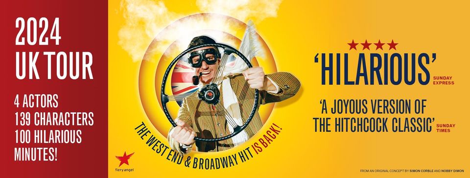 4* review The 39 Steps @camartstheatre eastmidlandstheatre.com/2024/05/08/rev… ... a delightfully daft dose of joy that we all need right now. A clever comedy delivered inventively, and with an obvious love for the material by its cast, 'The 39 Steps' is a guaranteed giggle.