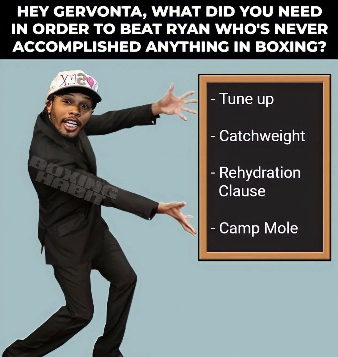 In a rematch Devin Haney should be able to take PEDS and weigh in 3 pounds heavier than Ryan. He would KO Ryan in 1 round if that happens. 🖕