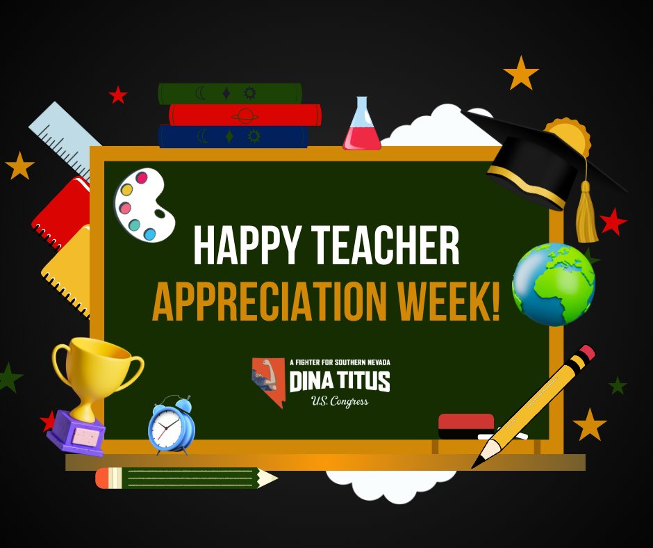 During #TeacherAppreciationWeek I'm honoring the educators who make a difference everyday in the classroom by continuing my work to increase teacher pay and resources to help them inspire and educate the next generation of students!