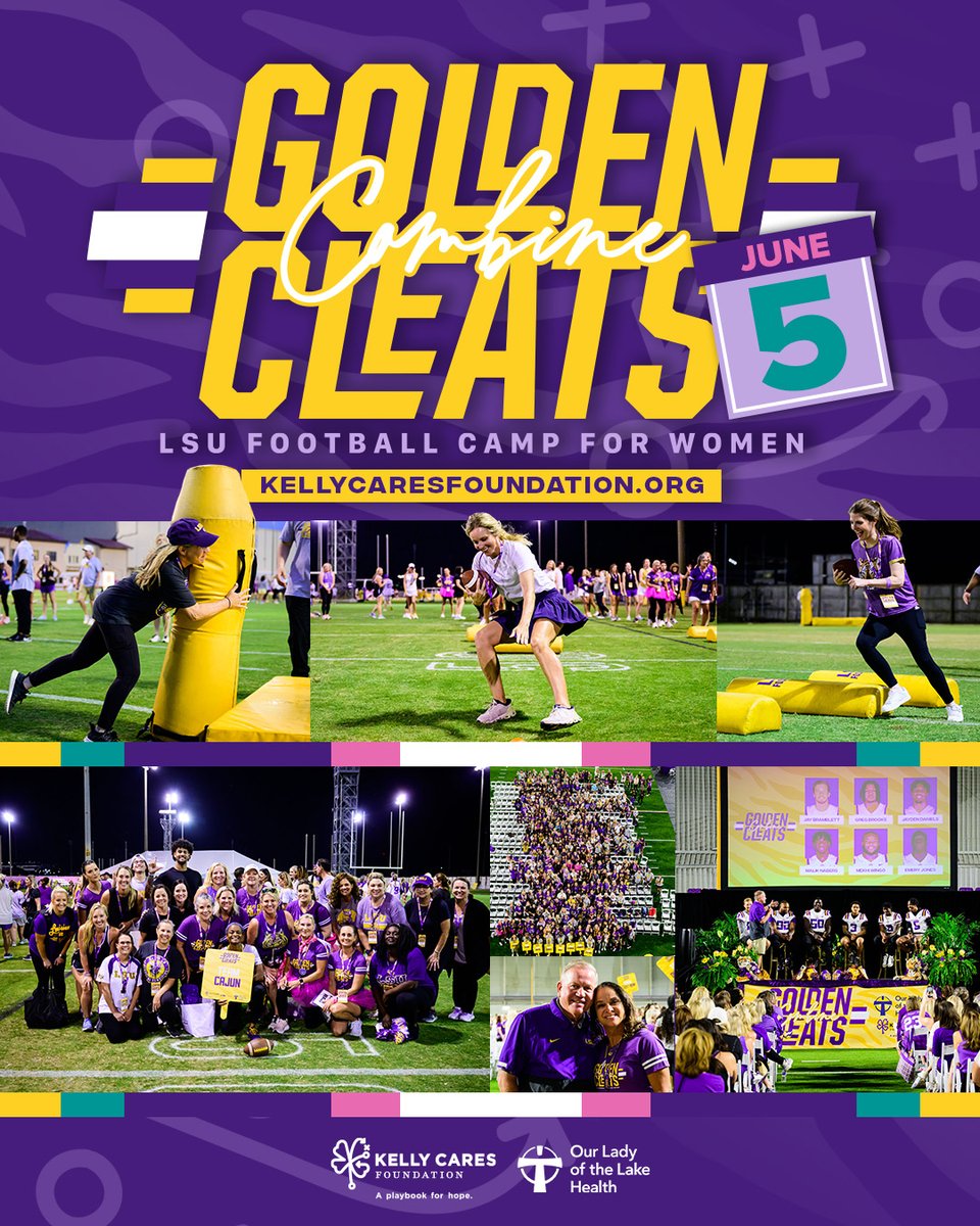 Gift your mom registration for the Golden Cleats Combine exclusively for women! 🔗lsul.su/4bdRFRm