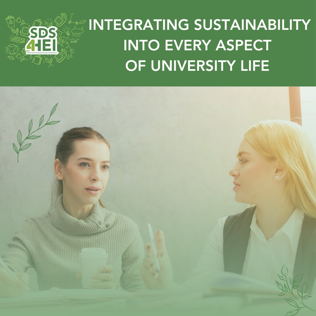 An innovative approach of the project is integrating sustainability into universities, into every aspect of university life, from teaching and research to operations, governance, and community engagement, ensuring it becomes ingrained in the institution’s DNA.