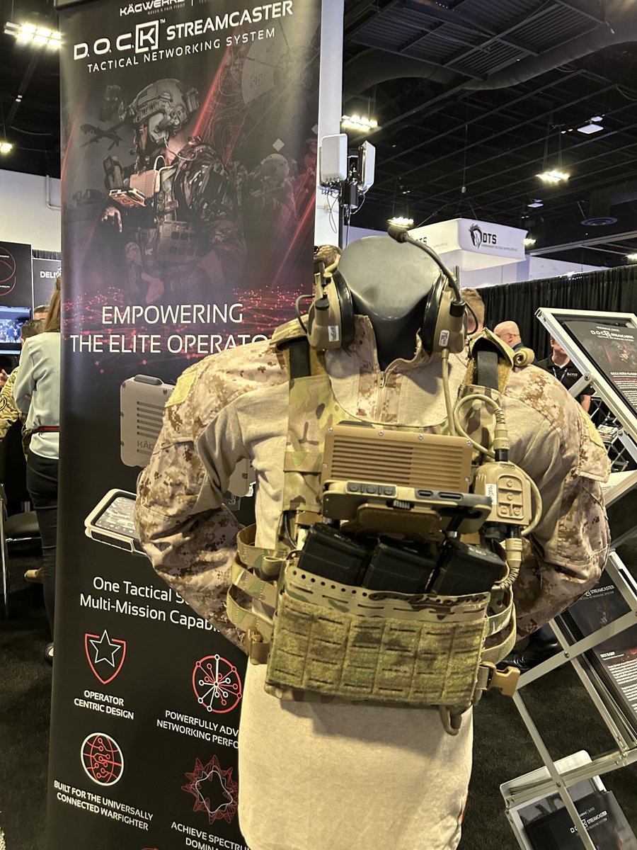 SilvusTech's tweet photo. #SOFWeek2024 is off to an amazing start. If you’re at the show, connect with the Silvus team at booth #641 to experience a live demo of DOCK StreamCaster, the next generation of tactical networking systems. #SOCOM #JSOC #GSOF #JADC2 #SpectrumDominance #MIMO https://t.co/KtoGvjTAYk