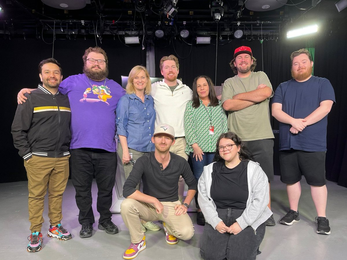 Our talented <a href="/FanshaweCollege/">fanshawecollege</a> <a href="/1069TheX/">106.9 The X - Fanshawe College</a> Journalism summer work study group. With <a href="/ginalore121/">Gina Lorentz</a>