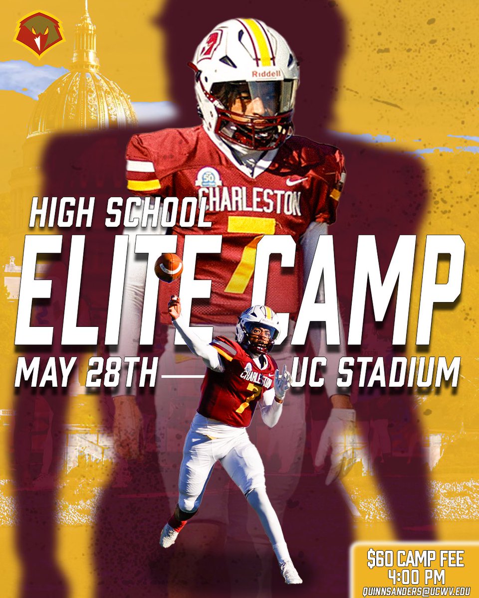 It’ll be here before you know it 😎 ⬇️⬇️Link to register below⬇️⬇️ charlestonfootballcamps.totalcamps.com/shop/EVENT