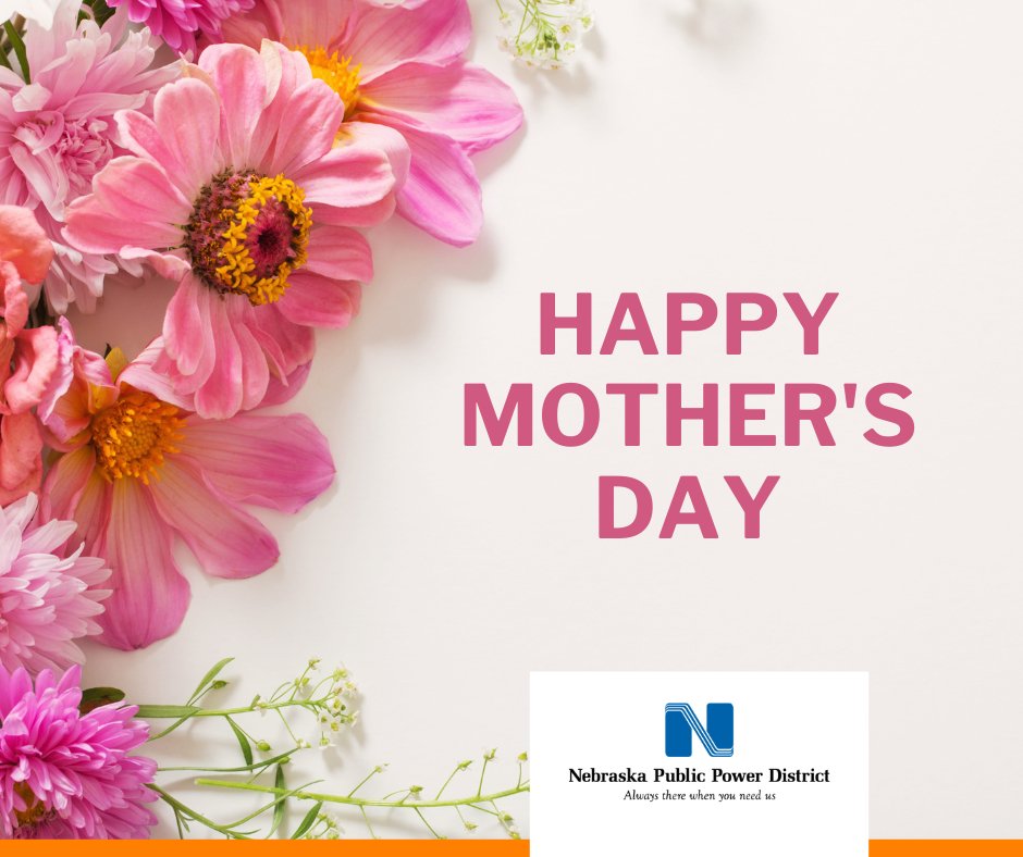 𝗛𝗮𝗽𝗽𝘆 𝗠𝗼𝘁𝗵𝗲𝗿'𝘀 𝗗𝗮𝘆 💐 to all the mom role models out there! Thanks for all you do! #NPPD #PublicPower