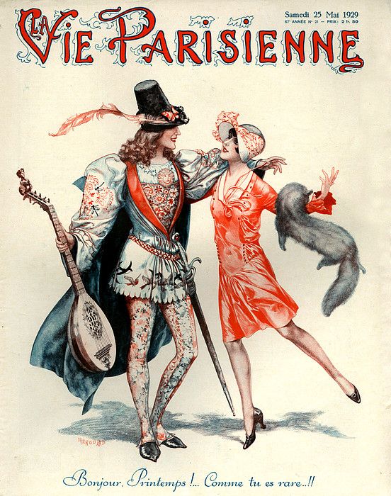 Front cover of La Vie Parisienne, 25th May 1929.