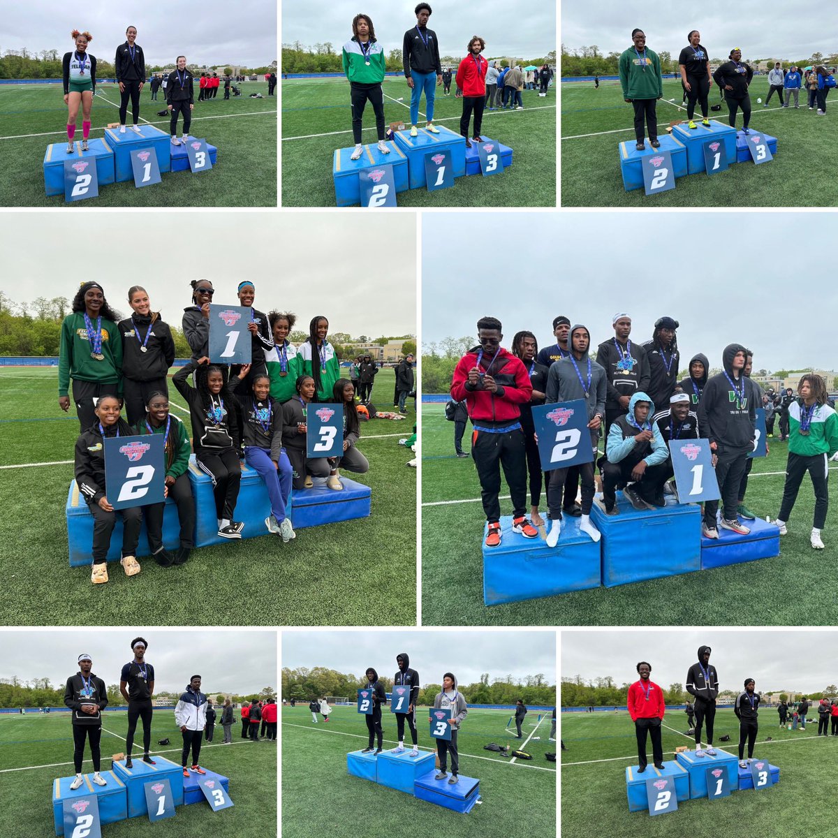 Congratulations to the 1️⃣2️⃣  from <a href="/HolyFamily_XCTF/">Holy Family XC/TF</a> who earned 🥇 at this past weekend’s <a href="/CACC01/">Central Atlantic Collegiate Conference</a> Championship