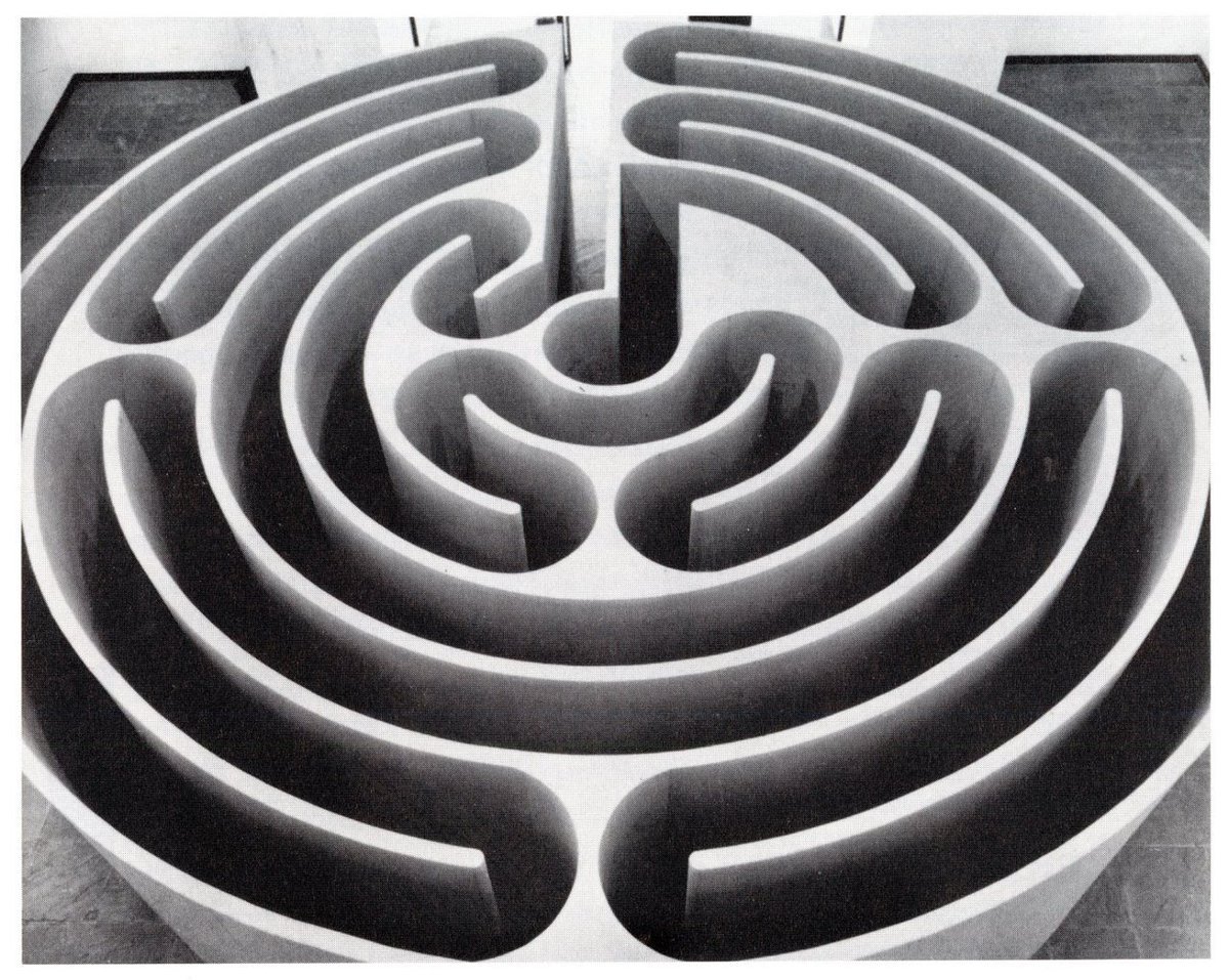 I've strayed away from blockchain art as a dynamic medium and currently see it as a rule-based medium, a path of cans and can'ts shaping the user's experience. My conception of the medium went from convex to concave. I'm having a Robert Morris Labyrinth moment.