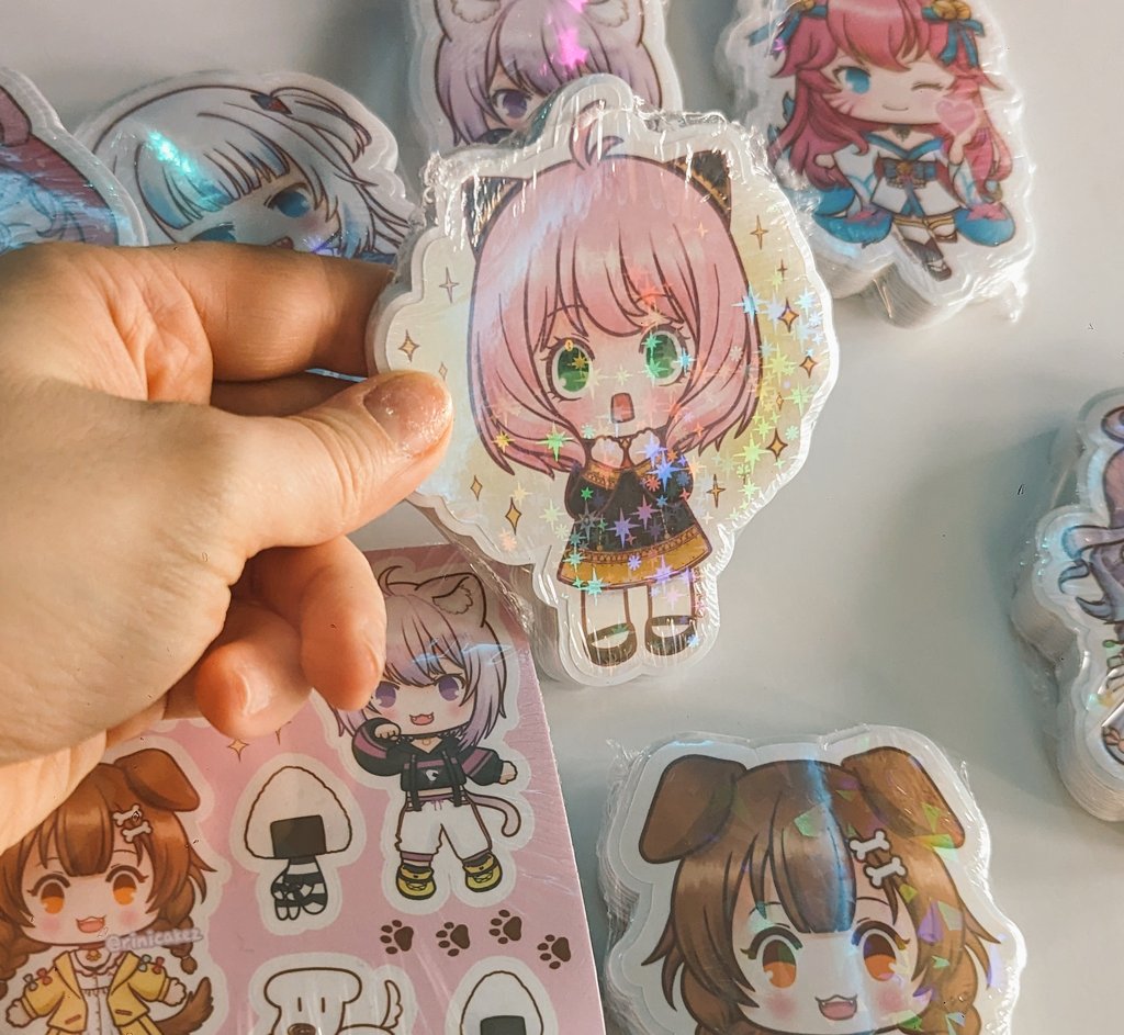 AshleyRiotArt's tweet photo. PSA to all my fellow con artists out there, I make stickers! If you need any orders for the spring convention season, do not hesitate to reach out and get some made, lightning fast ⚡!

queenriotllc@gmail.com https://t.co/ptnyDGqpYs