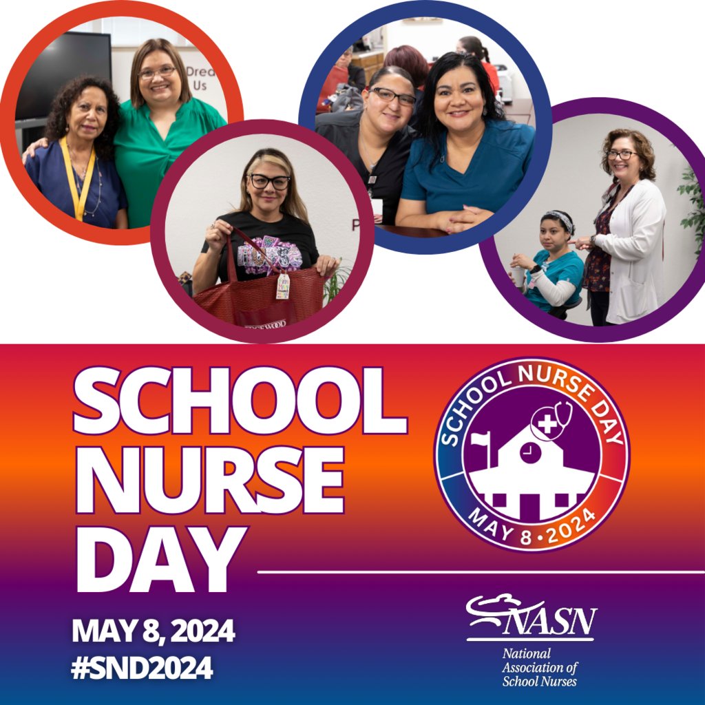 Happy School Nurse Day! Thank you for your care and dedication to keeping our students healthy! 🩺 ¡Feliz Día de las Enfermeras Escolares! ¡Gracias por su cuidado, compasión y dedicación para mantener a nuestros estudiantes sanos y seguros todos los días! 🩺