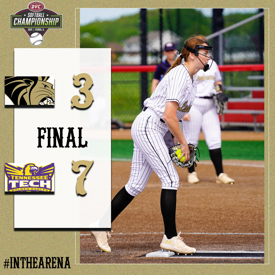 Final. #6 Lindenwood - 3 #7 Tennessee Tech - 7 Lindenwood's season comes to a close after a 7-3 loss vs. TTU at the OVC Championships LU ends their second Division I season with a 25-25 record overall #InTheArena