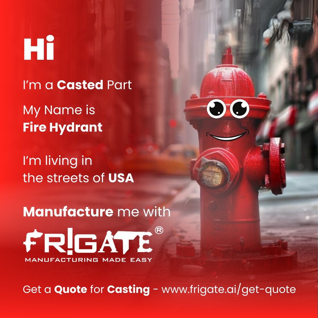 Frigateindia's tweet image. From Valves to couplings, FRIGATE manufactures all your Fire Hydrant Casting parts!!

➡ Visit rb.gy/kh4h1t to get quote today!

#manufacturing #firehydrant #Castingparts