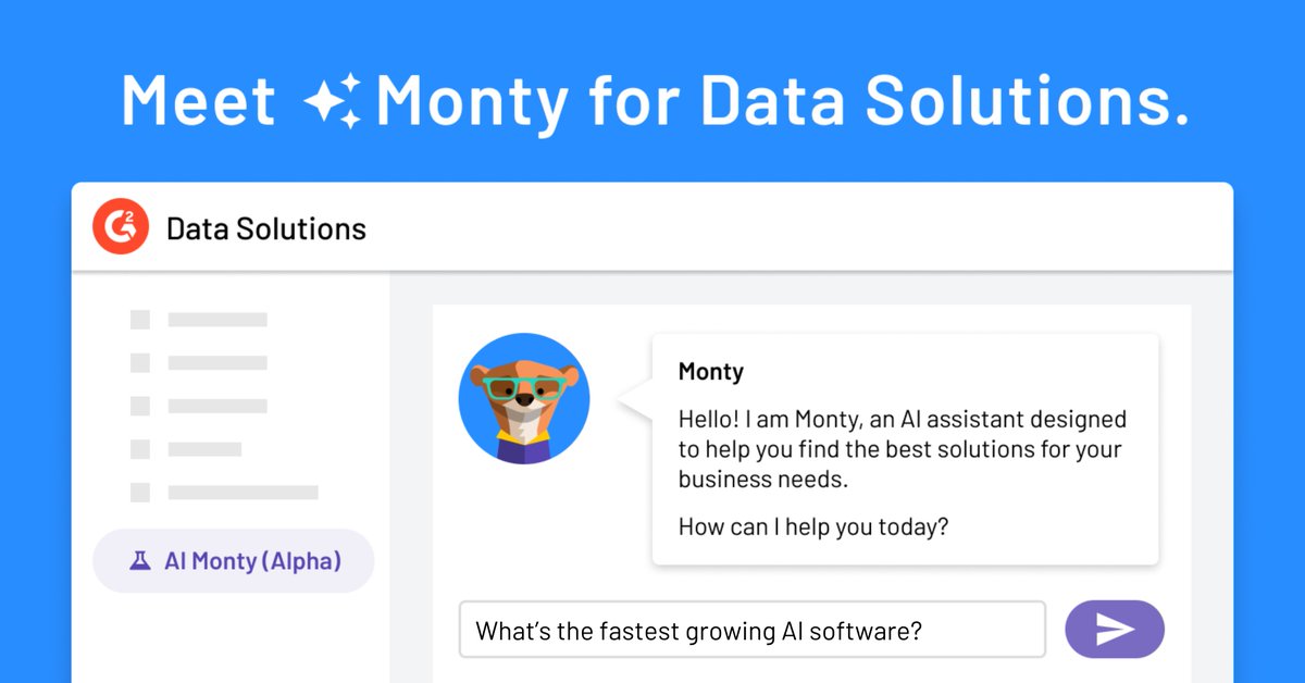 🎉 Exciting news from Monty, our #AI assistant, who's donning yet another hat: Monty for Data Solutions! In his new role, Monty will help investors make informed decisions with lightning-fast⚡️ insights derived from our vast marketplace data. Learn more, connect with Monty…