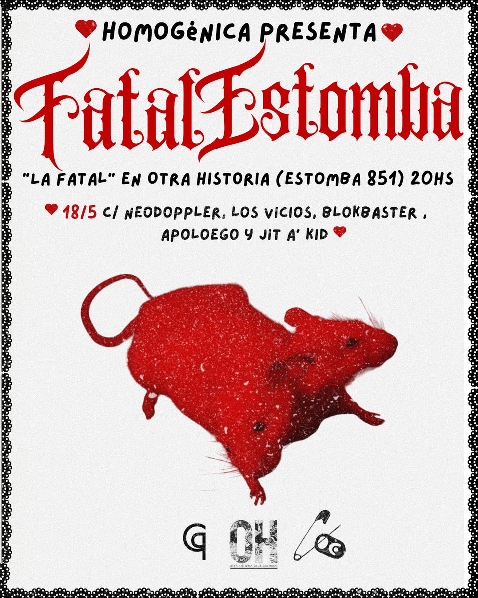 ME PIDE MÁS!! 2 ESCENARIOS, 6 BANDAS! El cumple de La Fatal en el lugar que nos vio nacer, @otrahistoria  🐇 anticipadas ya disponibles no duerman que en puerta sale un millón de dólares