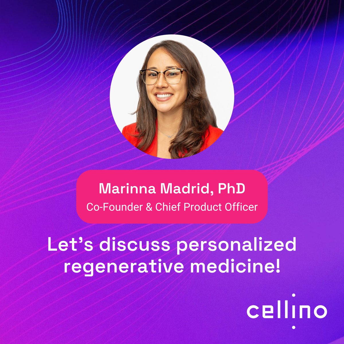 🚀 This week, @MadridMarinna, our Co-Founder, is attending #SynBioBeta in San Francisco & delving into the latest in #visionresearch at #ARVO2024 in Seattle. Say hi or reach out at connect@cellinobio.com to discover more about @CellinoBio's scalable #biomanufacturing solution.