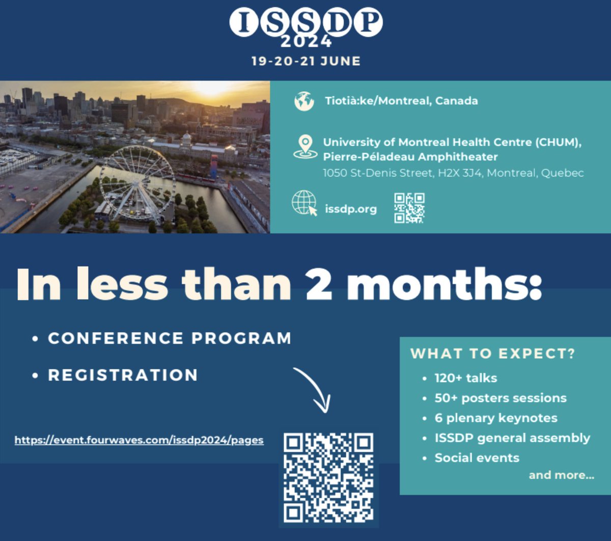 Save the date of the annual @ISSDrugPolicy conference in Montreal, Canada this year on June 19th to 21st. It’s going to be a blast. Don’t miss out on our annual event! issdp.org