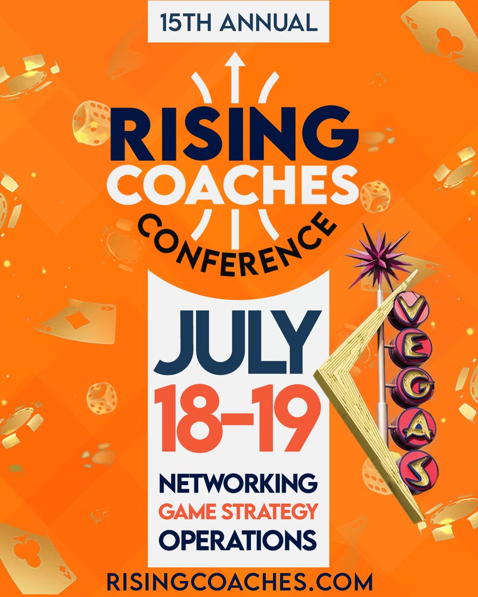 Register Now for the 15th Annual Rising Coaches Conference this July in Las Vegas during the NBA Summer League! Tap here to see our speaker line-up and save with our early bird bundles: hubs.li/Q02ww-8q0
