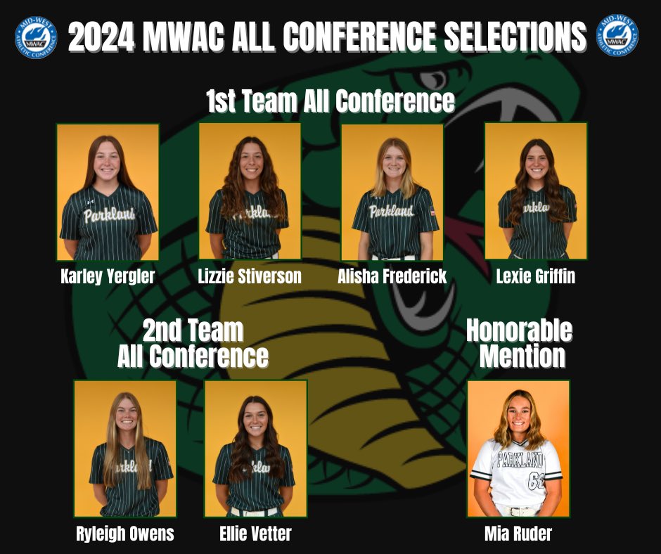 Congratulations to our Cobras who were named All Conference! 🐍