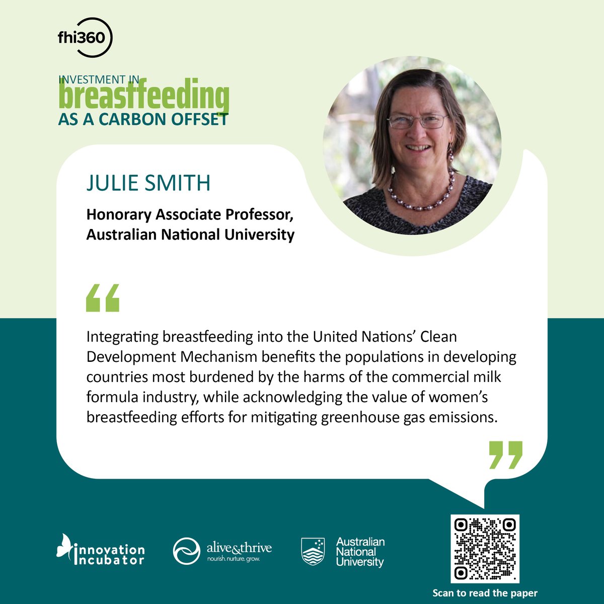 “Integrating breastfeeding into the UNs’ CDM benefits the populations in developing countries ... while acknowledging the value of women’s #breastfeeding efforts for mitigating greenhouse gas emissions.” @JuliePSmith1 bit.ly/Breastfeedinga… #BreastfeedingasCarbonOffset