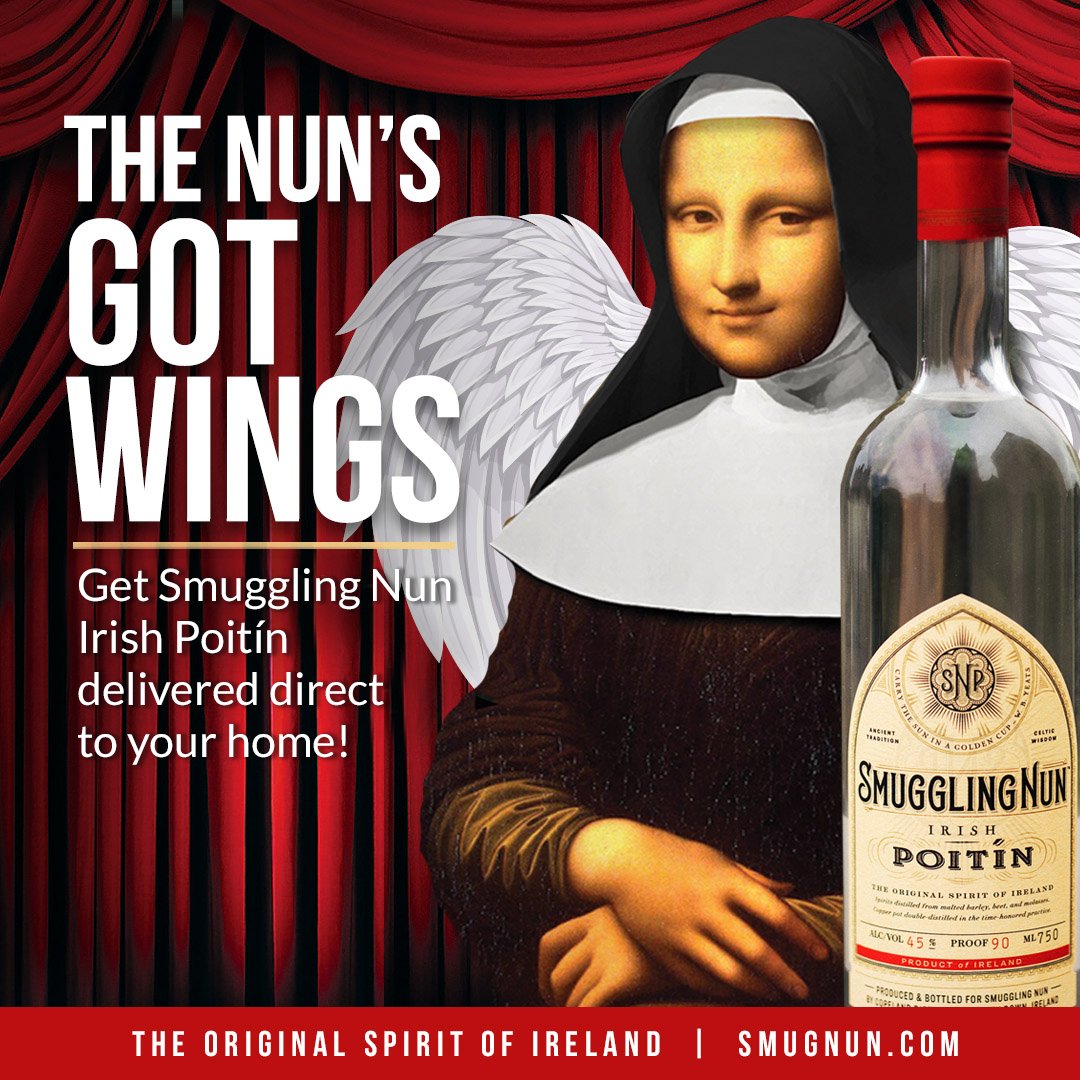 Woohoo! And don’t forget—2 bottles ship FREE! Link in bio!
#smugnun #smugglingnunirishpoitín #smugglingnun #poitín #irish #ireland #irishpoitín #madeinireland #ItsPronouncedPOTcheen #womanownedbusiness #supportsmallbusiness #drinkresponsibly #cocktails #womenindistilling