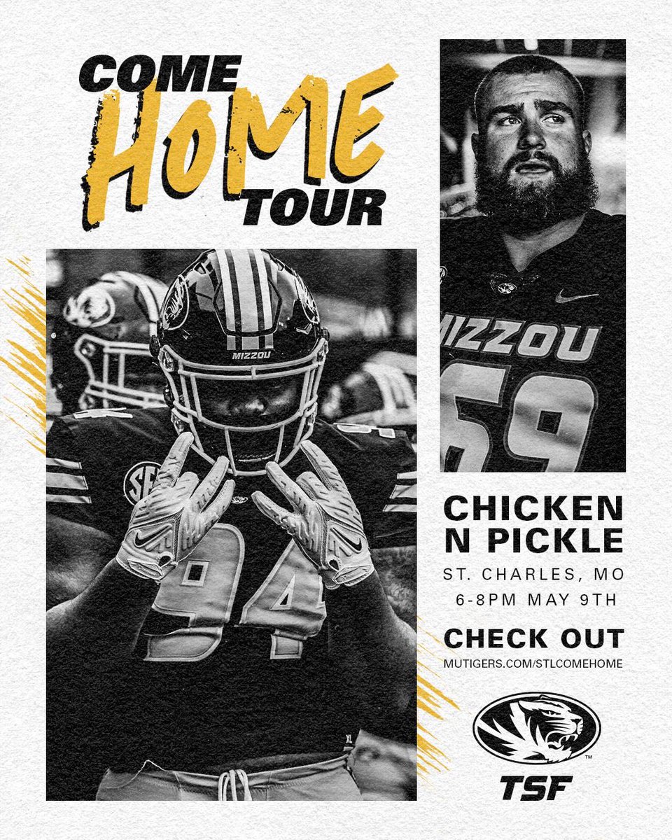 Calling all Tiger fans in St. Louis! The Come Home Tour is coming, and it's going to be epic. Get ready for a day of high energy, awesome activities, and all things Mizzou. Let's make some noise! #ComeHomeTour