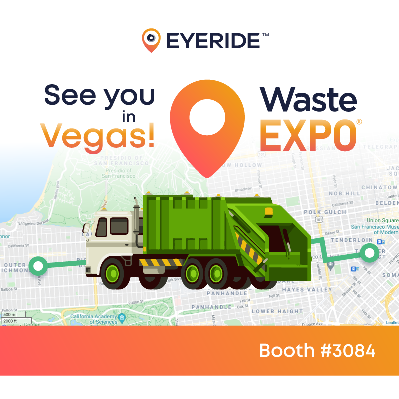 Looking to boost your fleet security at WasteExpo? Stop by EYERIDE's booth #3084! Discover our advanced technology, featuring live streaming cameras, continuous recordings, and tailored solutions for the waste industry.

#WasteExpo2024 #FleetManagement #EYERIDE #WasteManagement