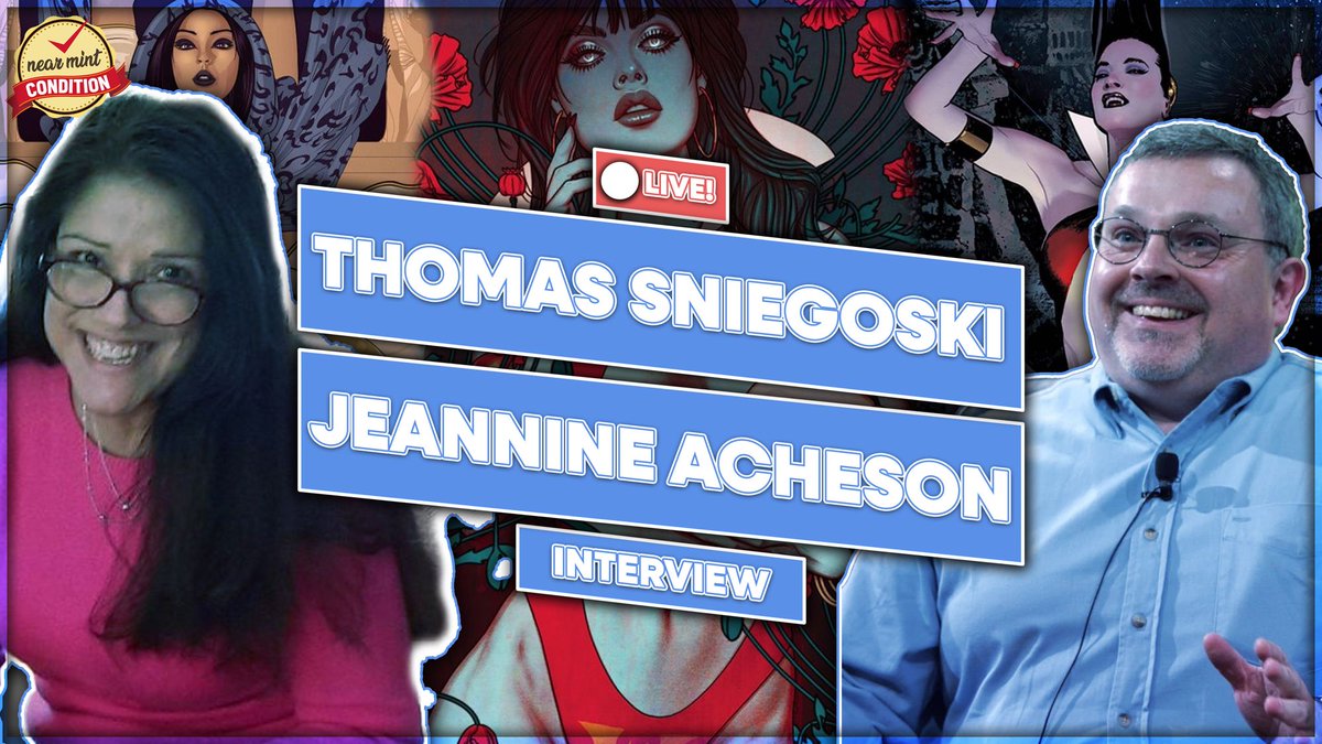 Get ready, Minties! The Uncanny Omar is going LIVE! at 2PM EST to interview Jeannine Acheson & @TSniegoski! @DynamiteComics Join them in the chat: bit.ly/3yiXMWa #hellboy #pantha #vampirella #comics #comicbooks #graphicnovels