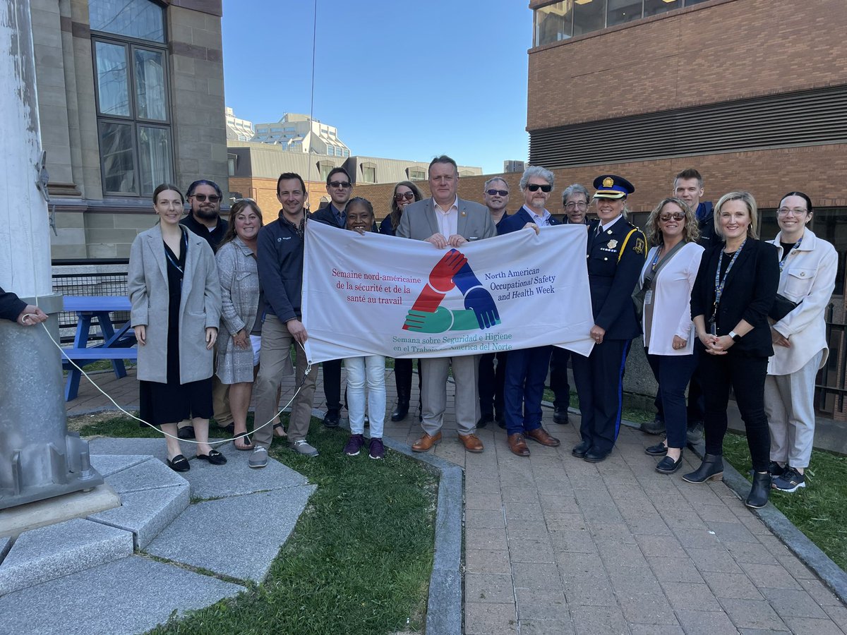We raised the flag in Grand Parade today and read the Proclamation in recognition of North American Occupational Safety and Health Week. By working together we can create safer workplaces & communities, every day, all year long, for everyone. @NAOSHWeek