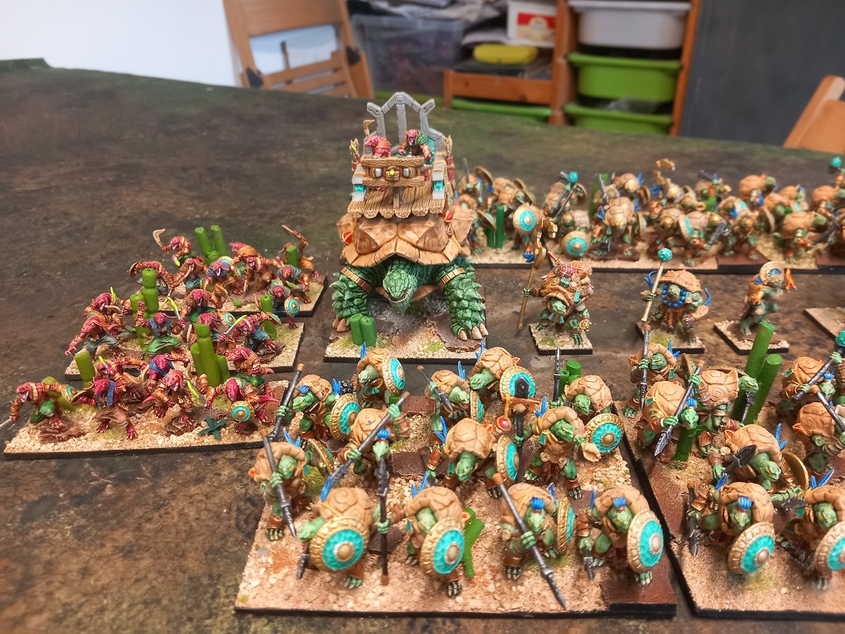 New Turtle army counts as salamanders #kingsofwar mins from artisan guild