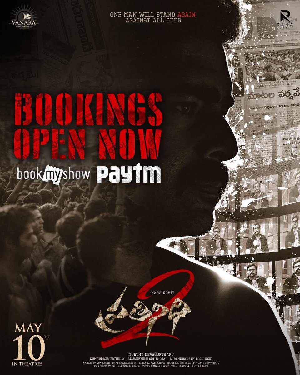 #Prathinidhi2 Advance BOOKINGS OPENING everywhere! 🔥 Book your tickets Now - linktr.ee/Prathinidhi2Ti…
