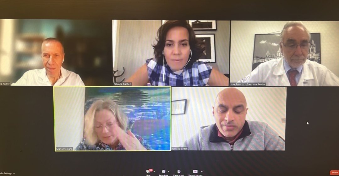 Outstanding joint LATAM & @society_eas webinar addressing the #obesity epidemic. Thanks to all attendees, thank you, speakers Fabiana Rached and José Francisco Kerr Saraiva on behalf of @DepartamentoSbc, thank you Marianne Benn and Naveed Sattar #CardioTwitter #Cardiology