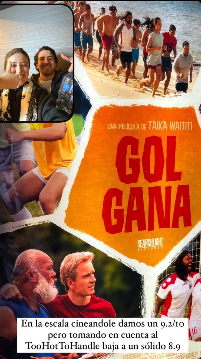 1. Gol Gana: fue la primera película del año, se sintió como un apapacho al corazón y al ser una historia real, le da un toque muy tierno y especial #golgana #cinepolis #movies2024 #cineando