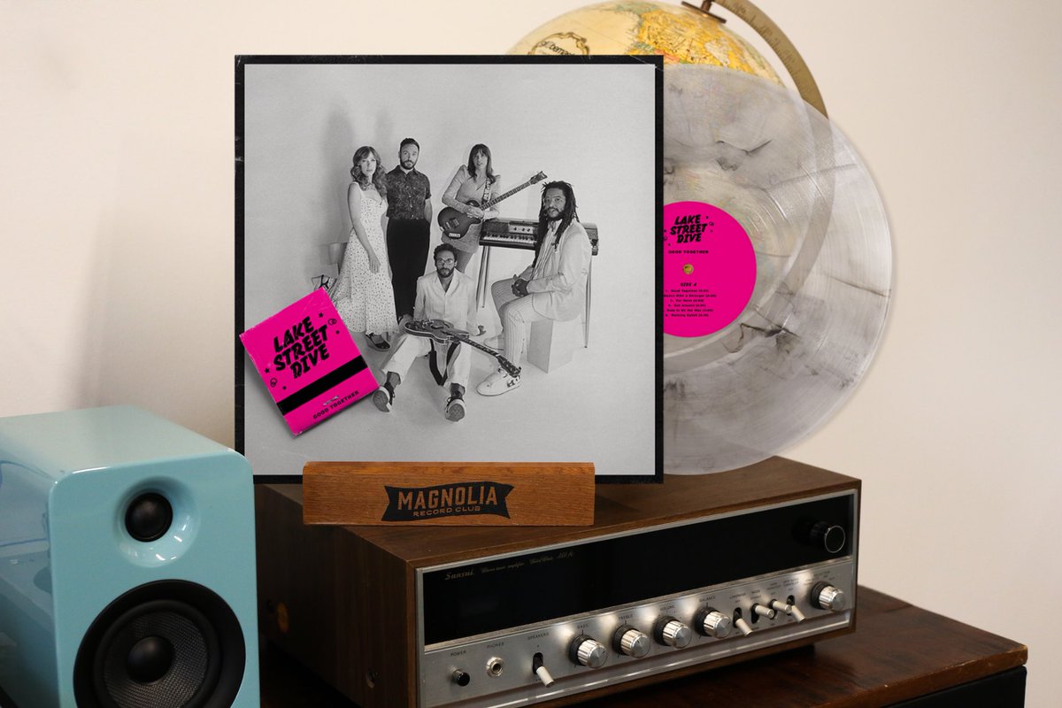 We’re psyched that Good Together is @MagnoliaRecord’s May Record of the Month! If you want to get this exclusive smokey vinyl use code GOOD for $5 off your subscription #goodtogether 💗 magnoliarecord.club