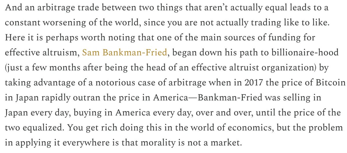 @erikphoel hilarious/sad how prophetic your EA critique was in advance of the SBF crisis. Also interesting that my critique was saying very similar things (even in a less rigorous way) but got 2nd place while yours didn't even make the honorable mentions. Looking at the list of…