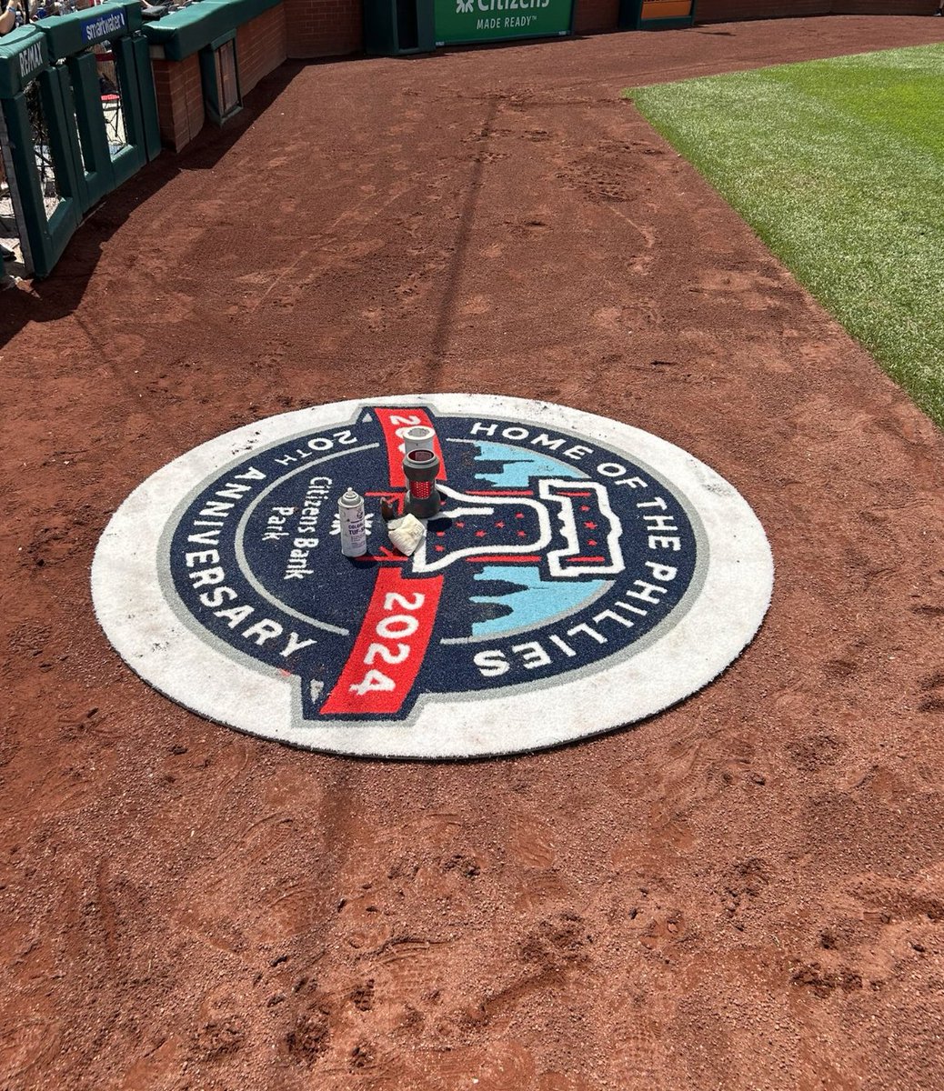 The Phillies have a new Citizens Bank Park 20th anniversary on-deck circle.