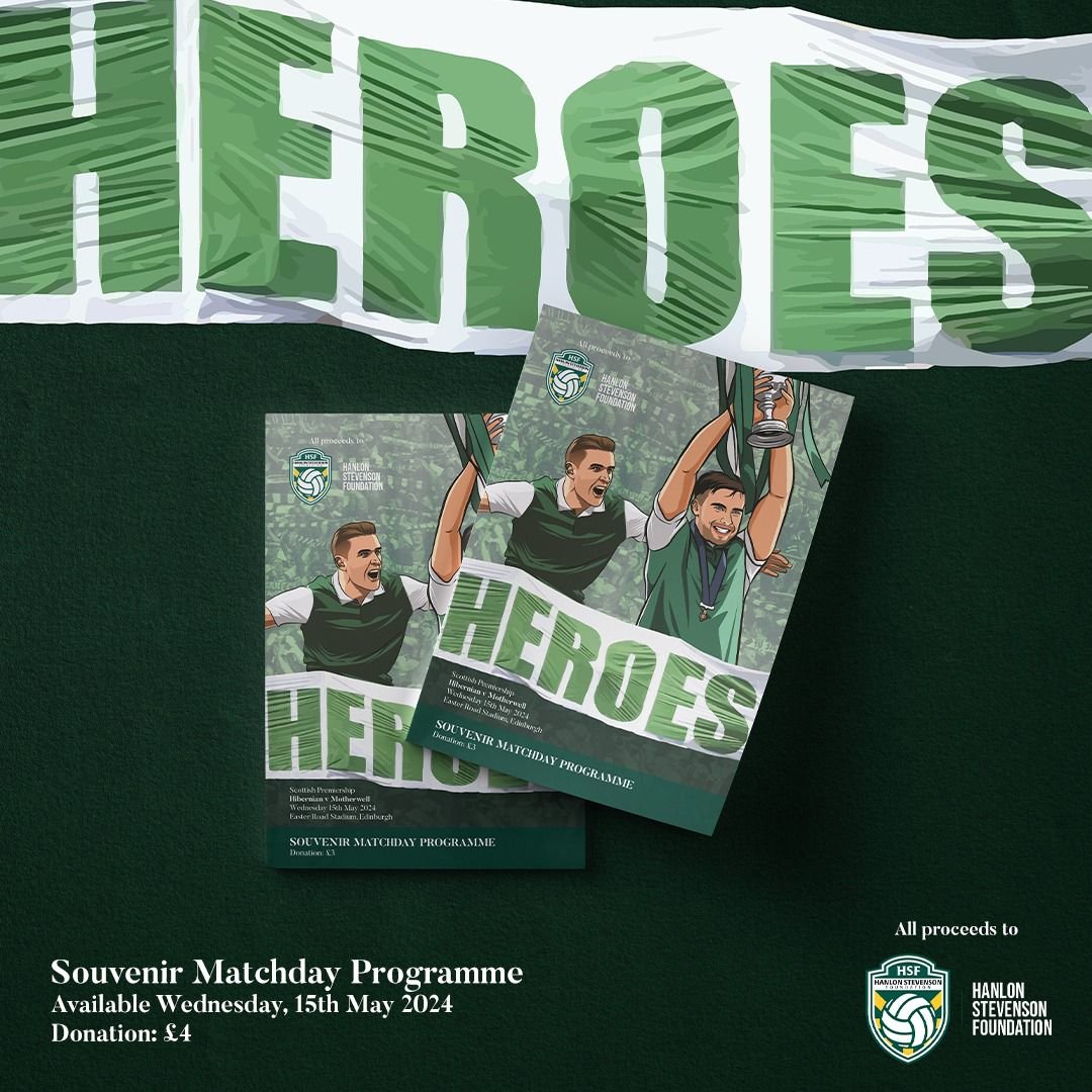 A limited-edition publication will be available to purchase at Easter Road on the night of the head-to-head with Motherwell – Wednesday, 15 May – which will be the last time Lewis and Paul feature for The Hibees at Easter Road. hanlonstevensonfoundation.co.uk/2024/05/lewis-…