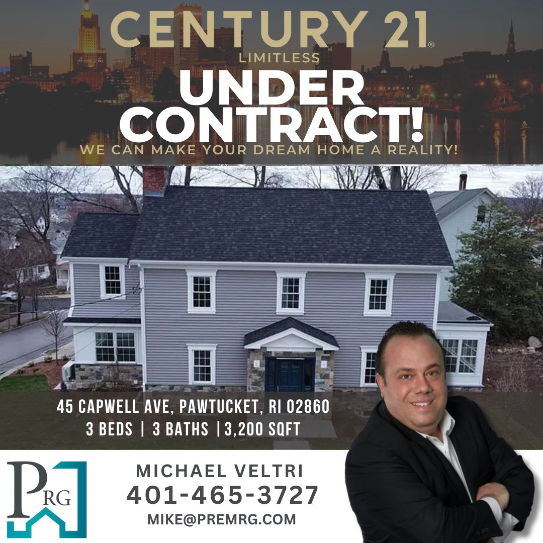 We're thrilled to announce that 45 Capwell Ave, Pawtucket, RI 02860 is officially under contract! 🎉  

If you're looking to buy or sell, don't hesitate to reach out—we'd love to help you find your dream home! 🏠 ✨ 

#RealEstate #PawtucketRI #UnderContract #NewHome