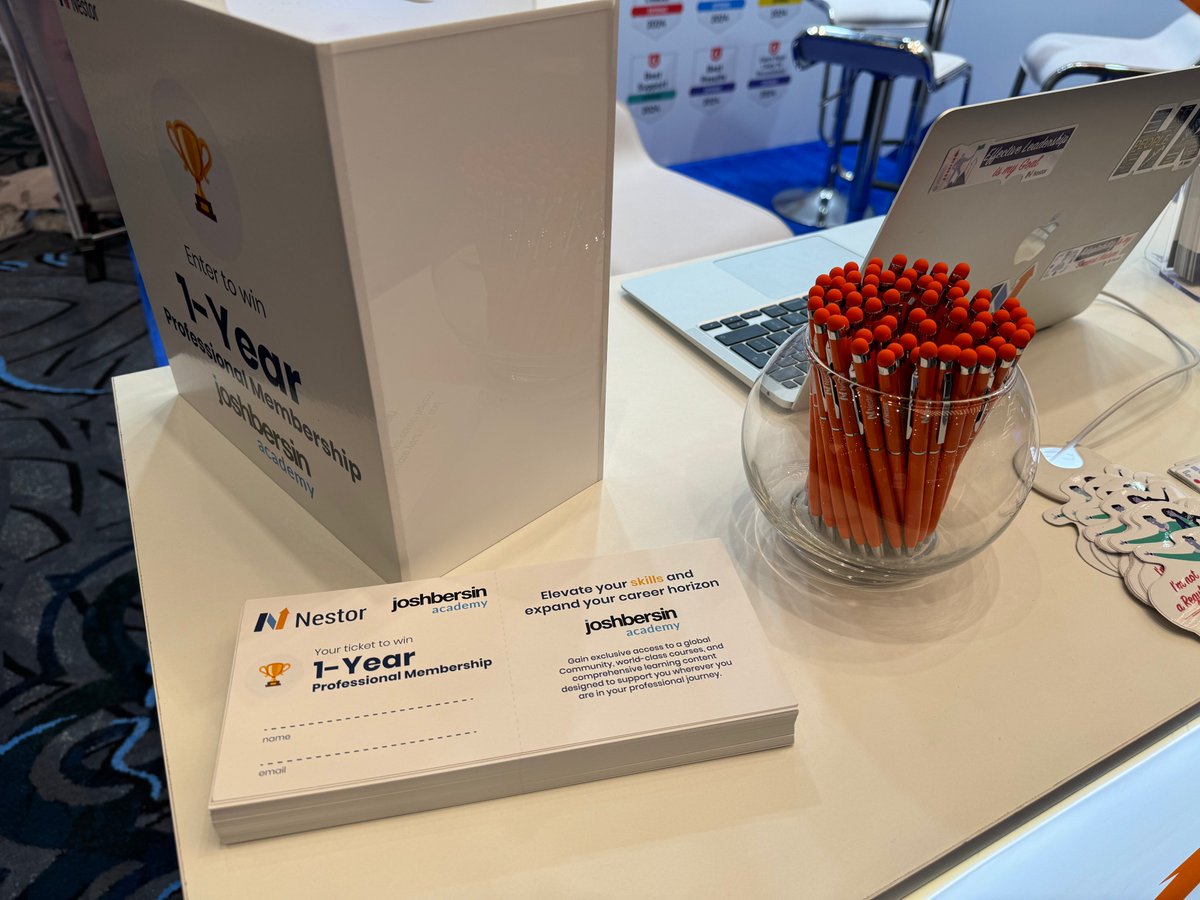 Join us at @UNLEASHgroup America, booth 482 for an exclusive giveaway! ✨Three lucky winners will receive a prestigious yearly subscription to the renowned @BersinCompany, where knowledge becomes the most precious treasure.
#unleashamerica #HRTech #Giveaway #conference
