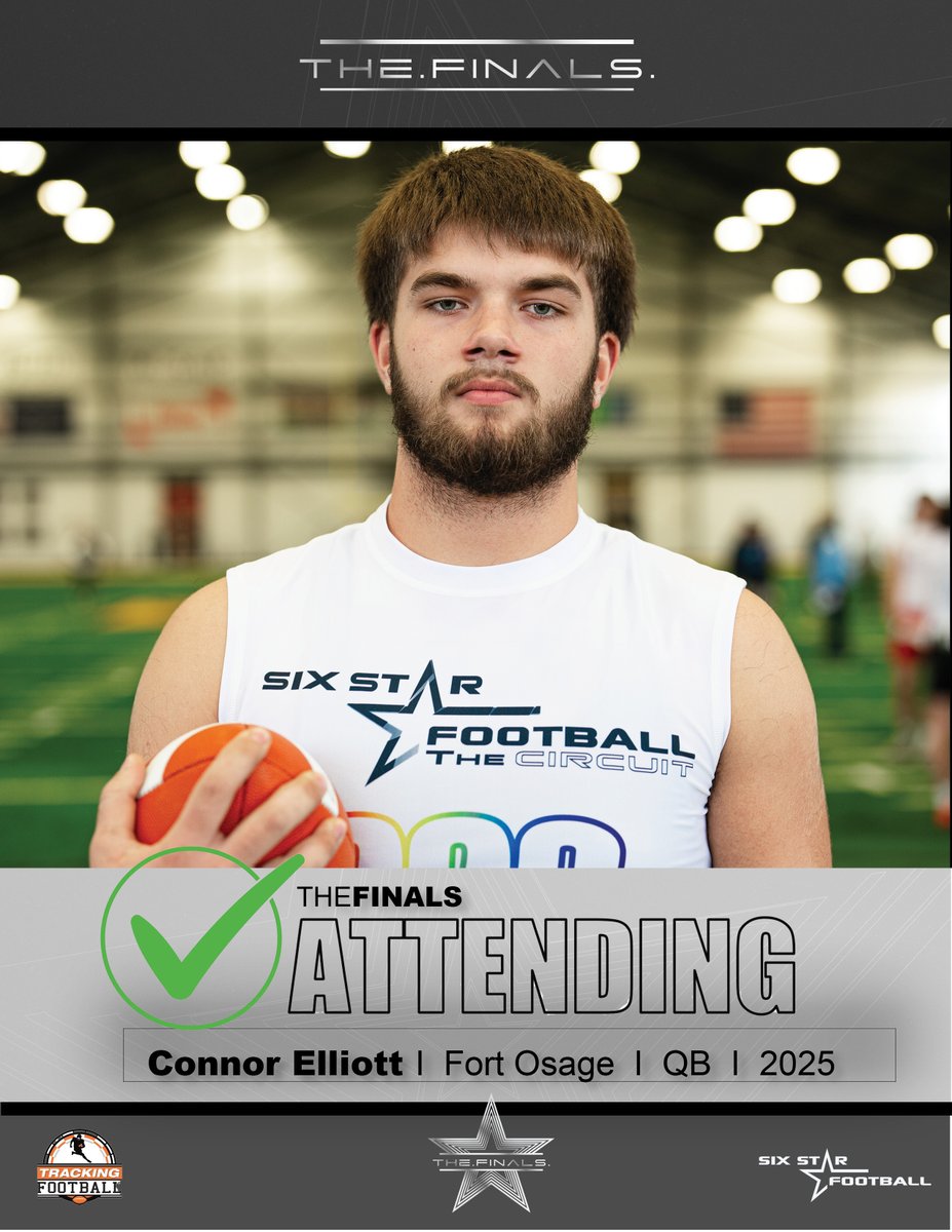 TheFINALS | Connor Elliott 6’0 | QB | 2026 | Fort Osage (MO) ⭐Excited to announce Connor Elliott will be attending the TheFINALS! ⭐Was a standout performer at the Midwest Showcase! Don’t miss this opportunity to compete and earn that 💰 📆May 25 📍Ray-Pec…