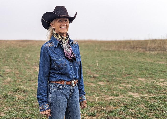 Thanks to funding through @USDA_NRCS and the Inflation Reduction Act, Tammy Jo Nine Stotts, a fifth-generation rancher, was able return more of her cropland to native grass, using climate-smart conservation practices: bit.ly/4bwMb4r