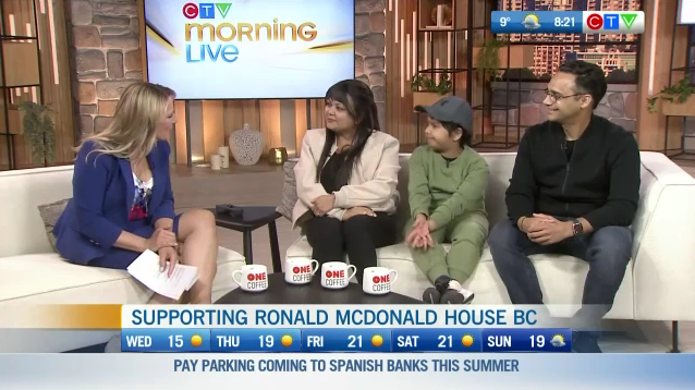 On #McHappyDay, CTV Morning Live's @Keri_Adams sits down with the Raj family to find out how they've been supported by @RMHCCanada – and how you can help with a purchase from @McDonaldsCanada! 🤝🍟 bc.ctvnews.ca/video/c2918336…