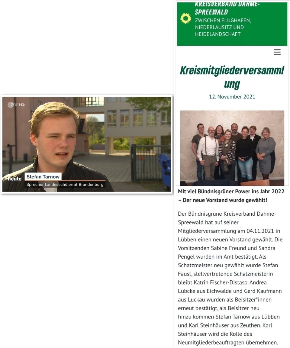 Der von ZDF heute zum Thema Rechtsextremismus an Schulen interviewte Schülersprecher ist Grünen Funktionär. #ReformOerr #OerrBlog