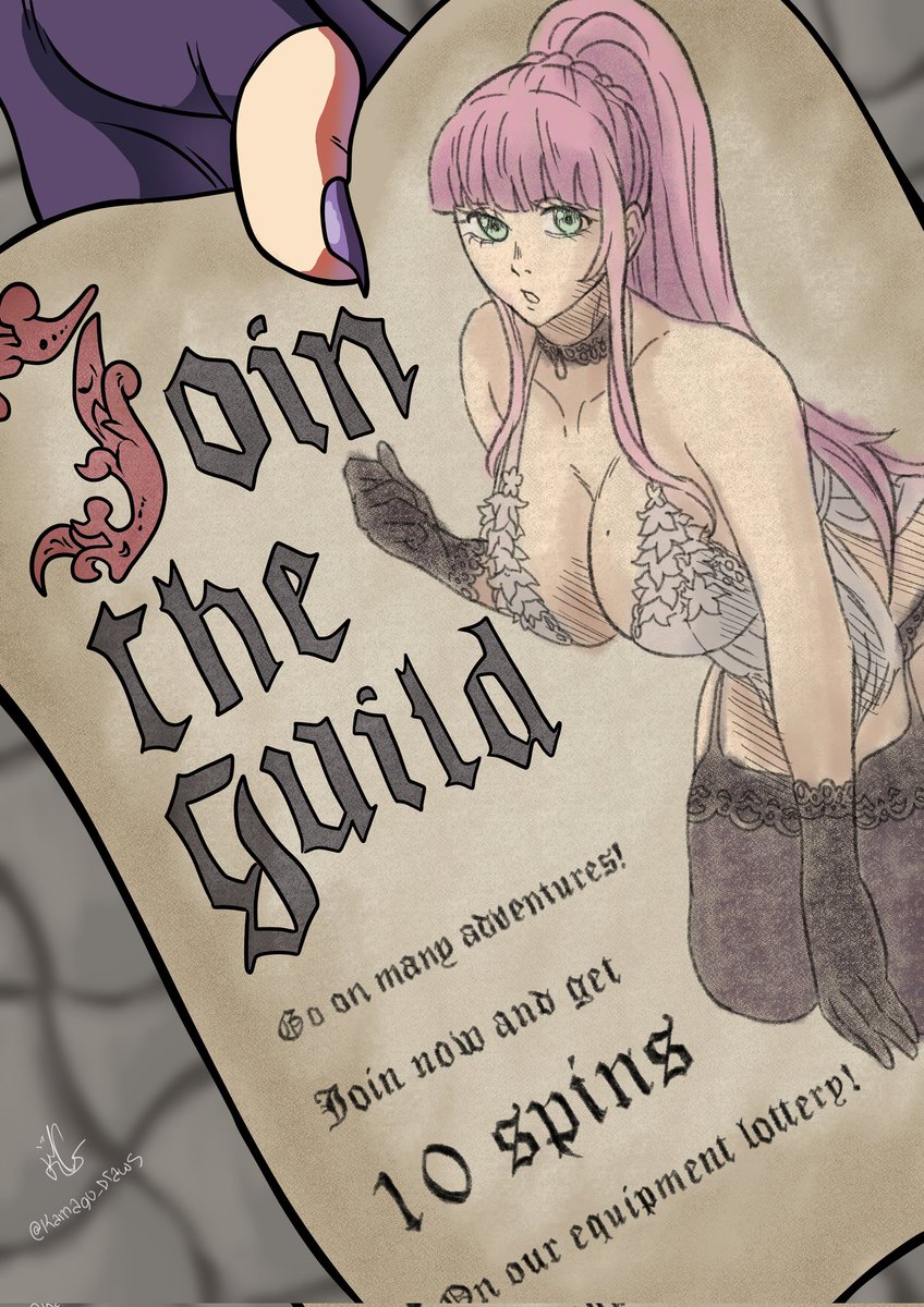 Would you join the guild? 🤔

OC commission made for <a href="/AliasZedjustZed/">MangamanZX Call me Zed</a> 
Thank you!

My commissions are open, DM me for more info.
#OC #art #digitalart #artistsontwitter #commisionsopen #opencommissions